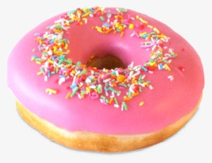 Horiz 900x600-36 - Pink Icing Sprinkle Doughnut