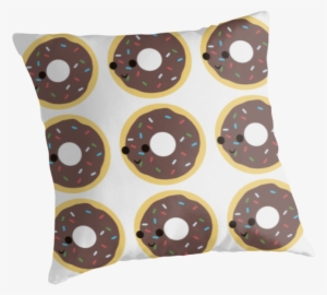 Cute Chocolate Glazed Donut Pattern By Eggtooth - Chocolate Glazed Donut Shower Curtain