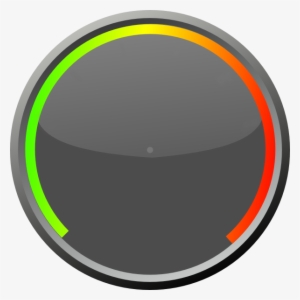 Dial With Static Gradient Indicator - Green To Red Gradient Circle