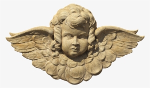 Figure, Angel, Face, Head, Mural, Ceramic, Weathered - Head