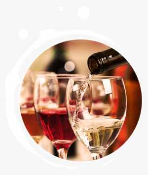 Pouring White Wine On Glass - Wine Stock