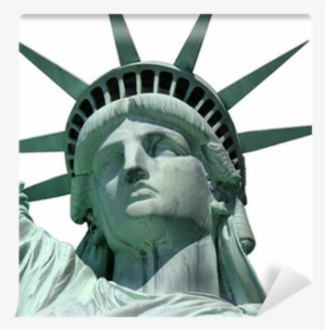 Statue Of Liberty Head Isolated Wall Mural • Pixers® - Statue Of Liberty N9se