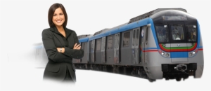 A Ride On The Hyderabad Metro Rail Is Considered Safe - Hyderabad Metro Rail Png