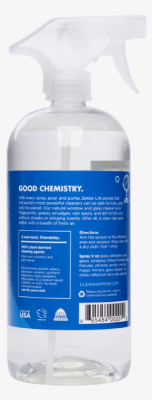 Image Gallery - Better Life Glass Cleaner, 32 Ounces