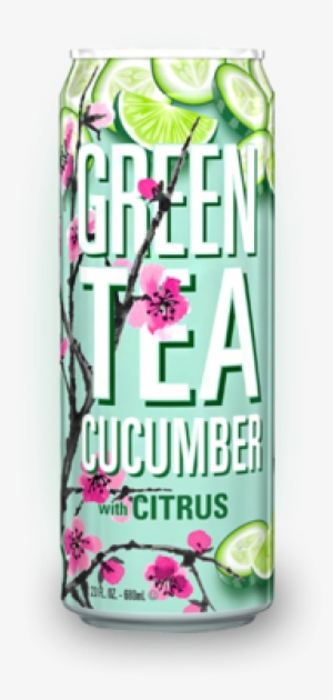 Arizona Green Tea Cucumber 0,68л - Arizona Big Can Green Tea Cucumber With Citurs 23 Oz