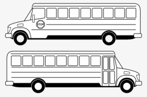 Best Bus Clipart Black And White - School Bus Black And White
