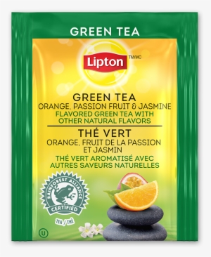 Lipton Green Tea With Orange, Passionfruit, And Jasmine - Rainforest Alliance
