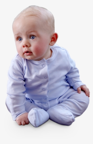 Baby Child Sticker - Sitting Baby Png