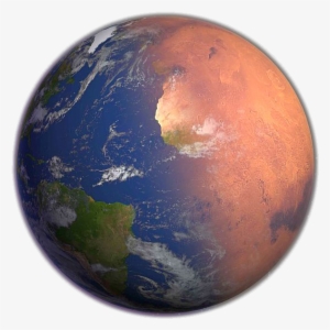 Mars Earth Small - Earth