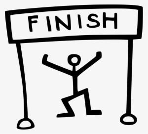 Finish Line Runner Comments - Finish Line Clipart Transparent