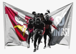 13-ounce Vinyl Banner Made Of Two Pieces Attached With - Flag