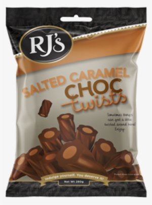 Chocolate Twists - Salted Caramel Licorice