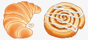 Pixel Cinnamon Roll - Hot Chocolate Pixel