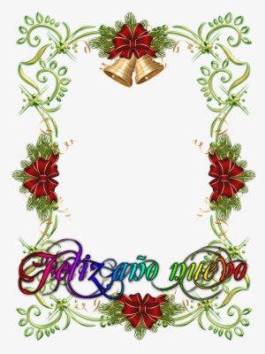 Marcos Para Fotos De Feliz Año Nuevo - Hojas Decorados Con Marcos Navideños