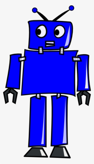 Blue Robot Clipart