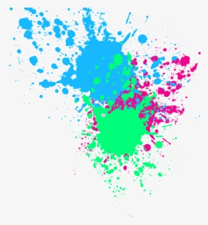 Book Now - - Blue Paint Splatter Transparent