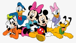Imagem Para Face Minie E Mickey Mouse Segurando Bexigas - Disney Clipart