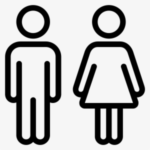 Male Female Icon Png - Icon Toilet Png