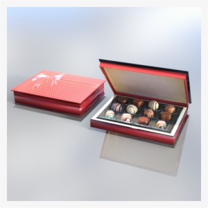 Chocolate Box, Love, Romantic, Flower Png And Psd - Psd