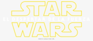 Logo Png De Star Wars El Despertar De La Fuerza