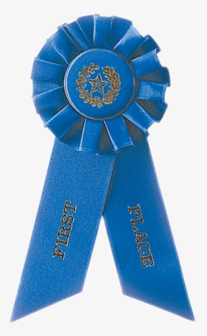 1st Place Blue Rosette Ribbon - Ribbon For Sports Medals