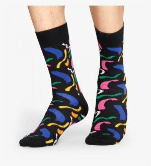 Brush Stroke Sock - Happy Socks Brush Stroke Sock Bru01-1000