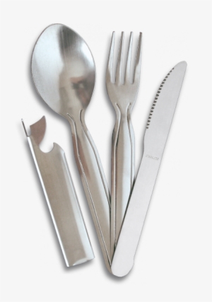 Juego De Cubiertos Albainox Con Abridor, Tenedor Y - Cubiertos Camping