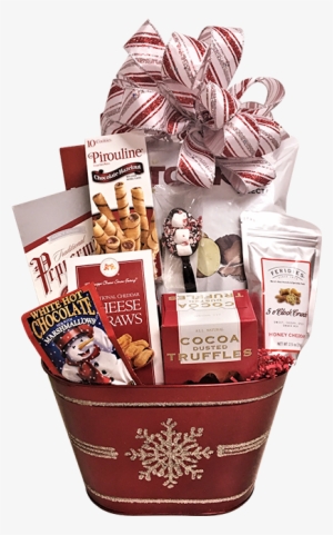 Silver Bells Christmas Basket