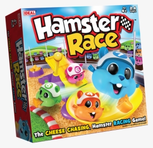 0004 10568 01 Hamster Race 3dbox Left - Hamster Race Board Game