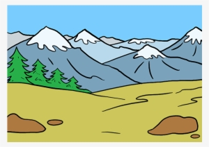 How To Draw Mountains - Drawing