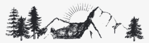 Trees And Mountain Banner-03 - Icon