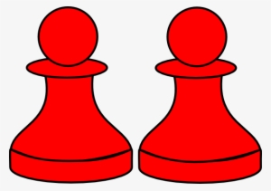 Red Pawn Clip Art - Red Pawn Chess Piece
