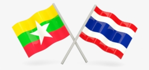 Mm Thai - Thai Myanmar Flag Png