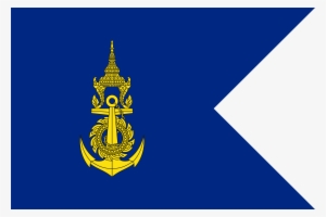 Flag Thai Navy Fleet Commander - Navy Thai Logo