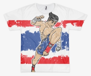 Image Of Phuket Top Team Muay Thai Flag Shirt - Phuket Province