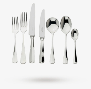 Silver Plated Rattail 7 Place Setting - Dyrberg/kern