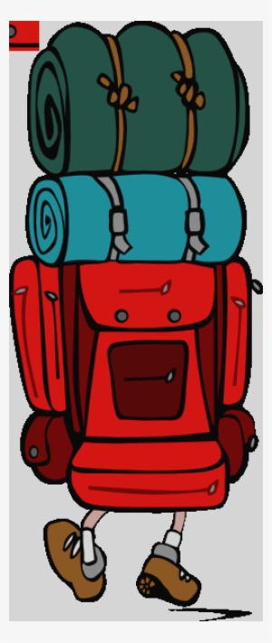 Backpack Hiking Bag Clipart Galleryhip Com The Hippest - Backpacking Clipart