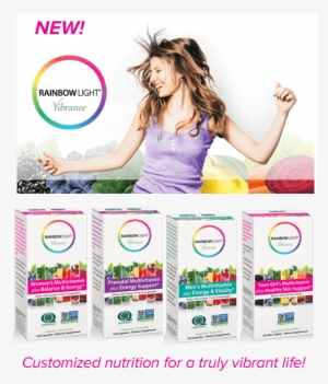 Rainbow Light Vibrance Line - Rainbow Light Teen Girl's Multivitamin Plus Healthy