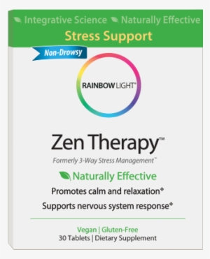 Rainbow Light Zen Therapy Tablets, 30 Ct, White - Rainbow Light - Pain-eze - 30 Tablets