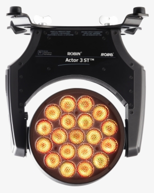 3 Led Rings Control, Rainbow Effects, Tungsten Lamp - Robe Robin Actor 3