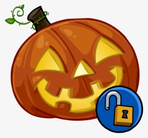 Glowing Pumpkin Head Clothing Icon Id 1323 - Club Penguin Halloween Pumpkin