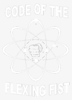An Explanation Of Why I Say “code' Of The Flexing Fist, - Line Art