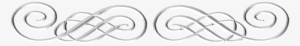 Silver Ornamental Flourish - Gold Name Border Png