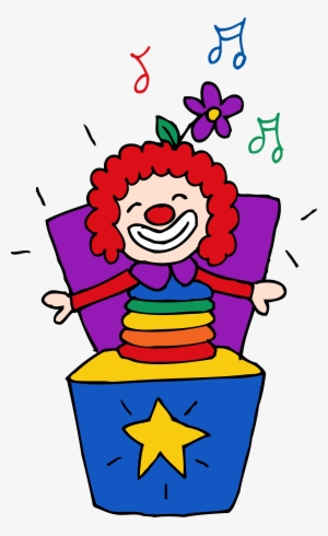 Colorful Jack In The Box Clipart - Toy Clipart