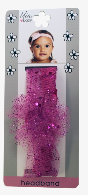Sparkle Tulle Headband - Pink
