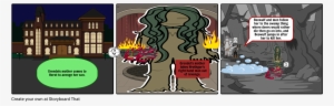 Grendels Mother Fight - Illustration