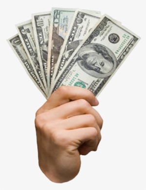 Devices - Hands Holding Cash Transparent