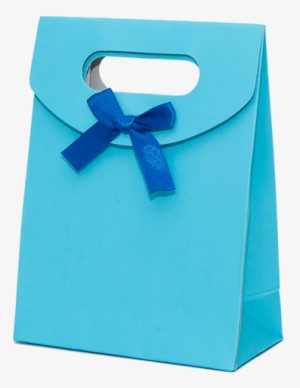 Premium Gift Bag, Blue - Gift Bag Blue Png