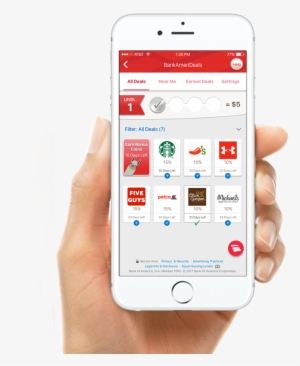 Choose The Cash Back Deals You Want - Bank Of America Spending And Budgeting Tool App