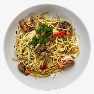 Spagetti Prawns Aglio Olio - Spaghetti Aglio E Olio